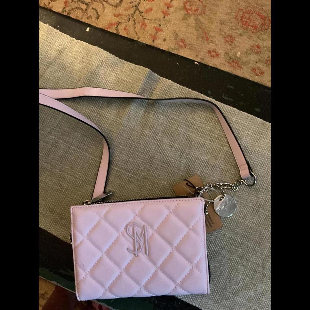 Steve Madden Gentle Lavender Quilted Crossbody Purse - Picture 1 of 12